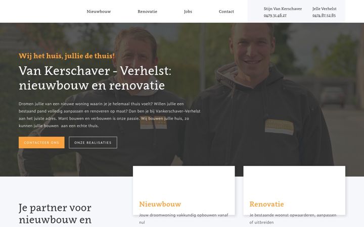 Screenshot of vankerschaververhelst.be