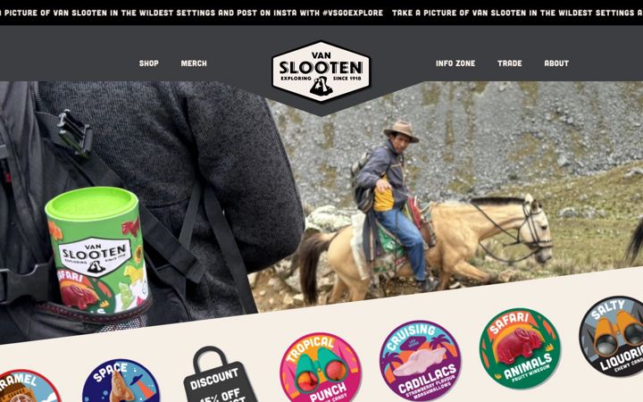 Screenshot of vanslooten.eu