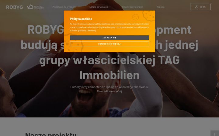 Screenshot of vantage-sa.pl