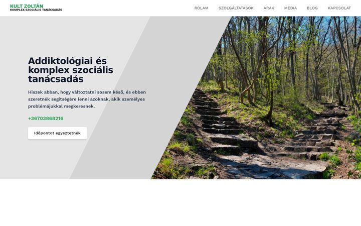 Screenshot ta' vantovabb.hu
