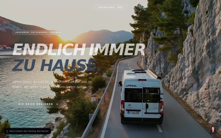 Screenshot of vanvergleich.de