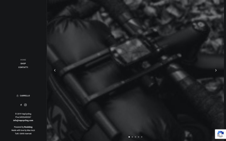 Screenshot ta' vapcycling.com
