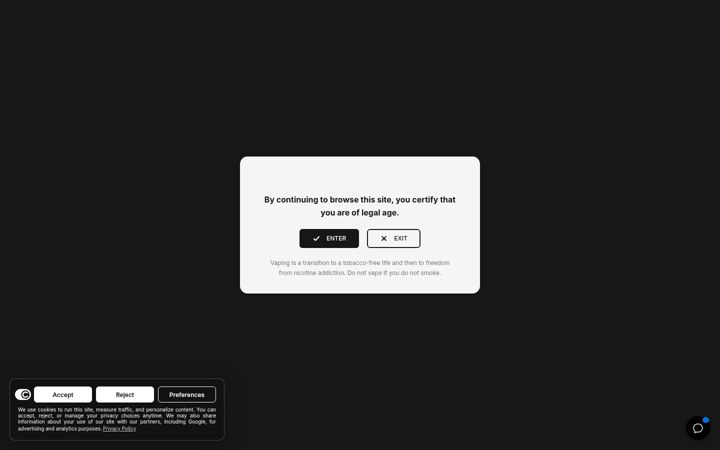Screenshot of vapevo.com
