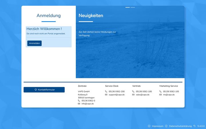 Screenshot of vapn.de
