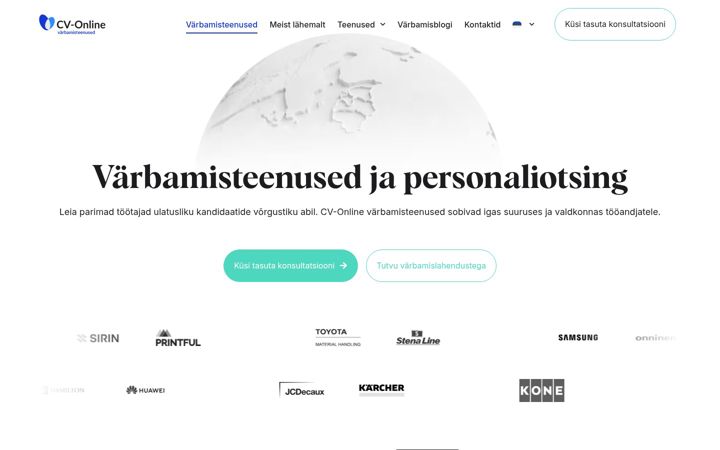Screenshot of varbamisteenused.ee