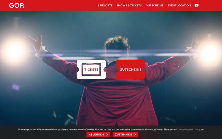 Screenshot of variete.de