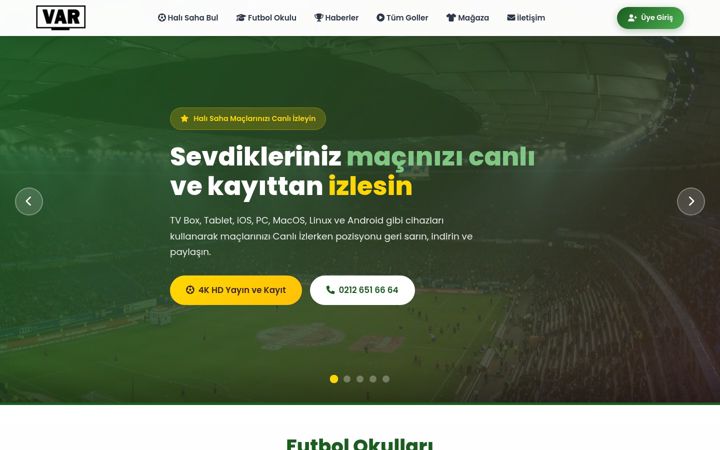 Screenshot of varsistemi.com