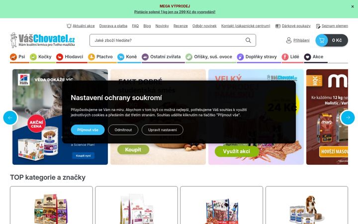 Screenshot of vaschovatel.cz