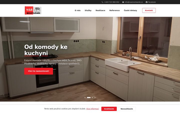 Screenshot of vasmontaznik.cz