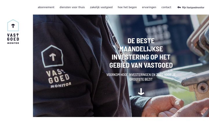 Screenshot of vastgoedmonitor.nu