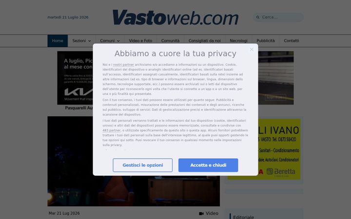 Screenshot of vastoweb.com