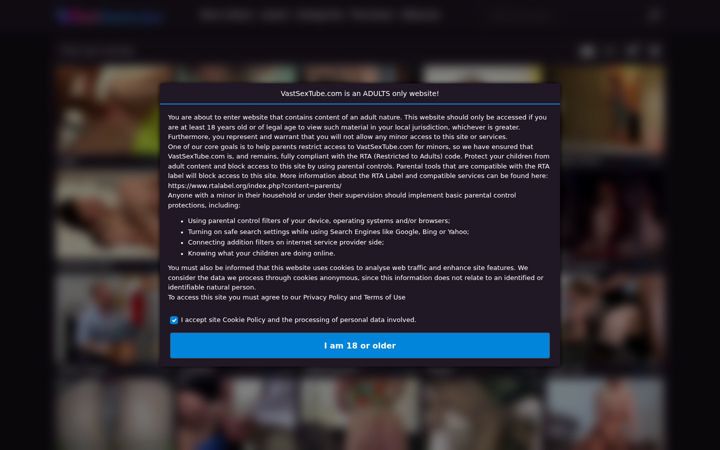 Screenshot of vastsextube.com
