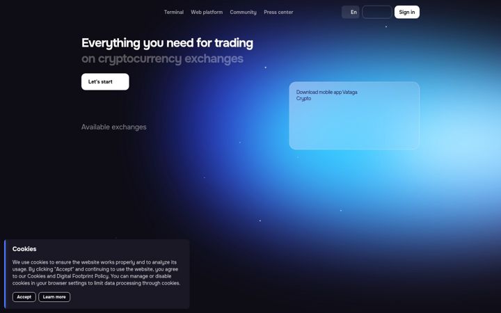 Zrzut ekranu vataga.trading