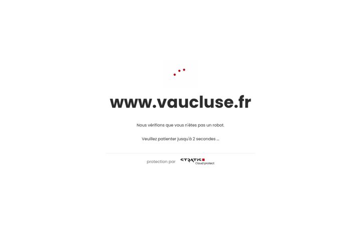 Screenshot of vaucluse.fr