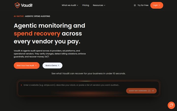 Screenshot of vaudit.com
