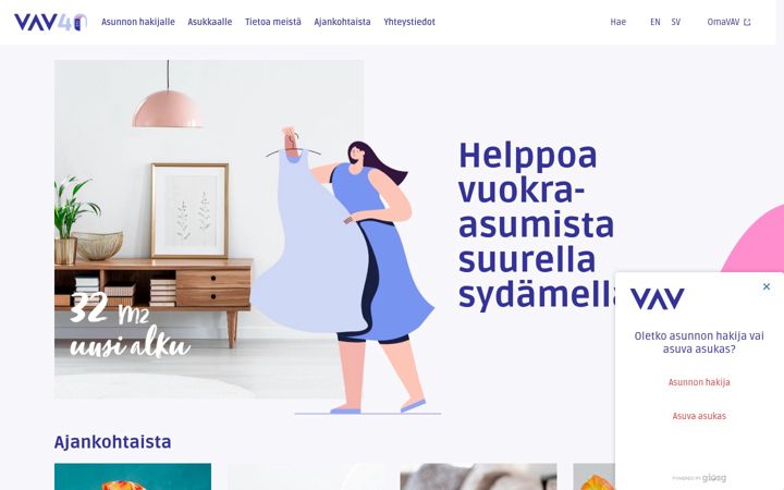Screenshot του vav.fi