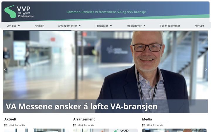 Snimka zaslona za vavvs.no
