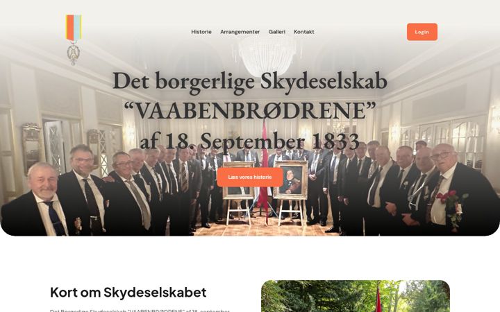 Screenshot του vb1833.dk