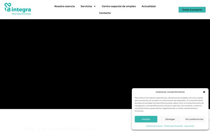 Screenshot of vbintegra.com
