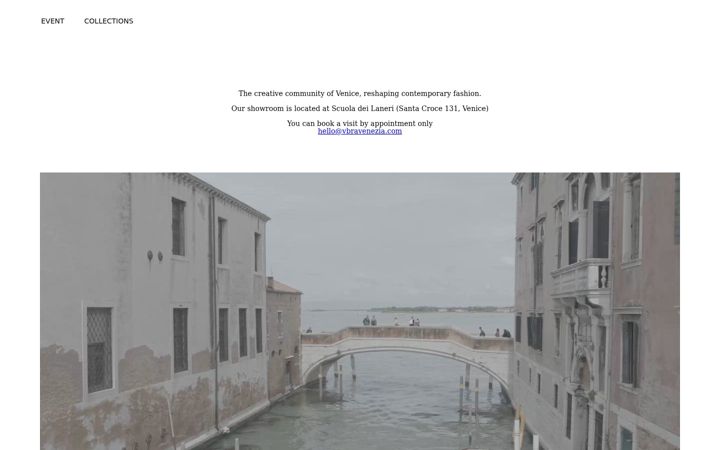 Screenshot of vbravenezia.com