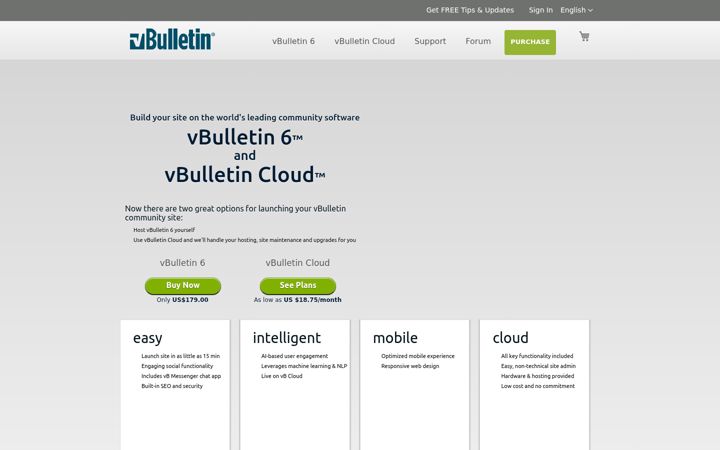Posnetek zaslona vbulletin.com