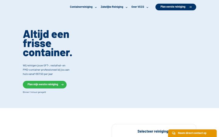 Screenshot of vccs.nl