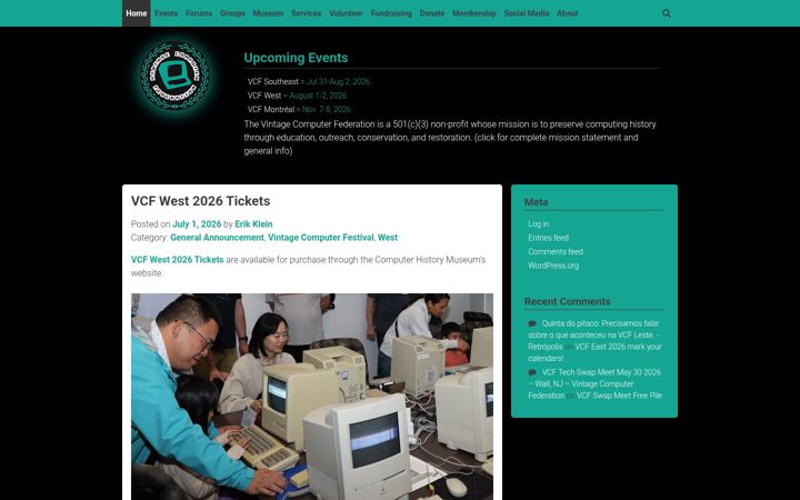 Screenshot of vcfed.org