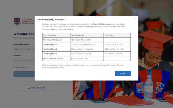 Screenshot of vclass.ac