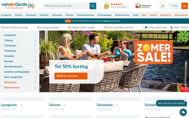 Zrzut ekranu vdgarde.nl