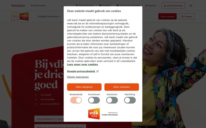 Screenshot of vdk.be