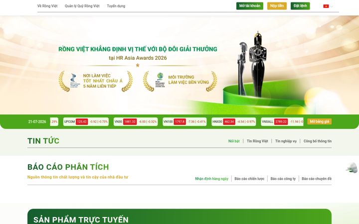 Screenshot of vdsc.com.vn