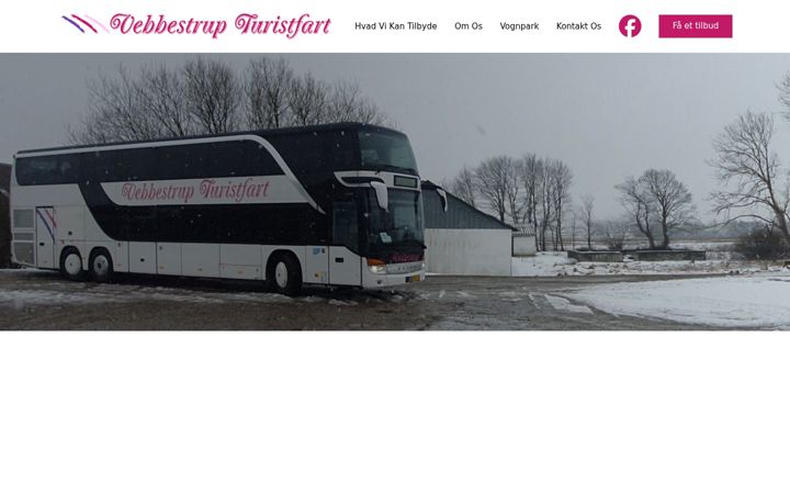 Kuvakaappaus sivustosta vebbestrupturist.dk