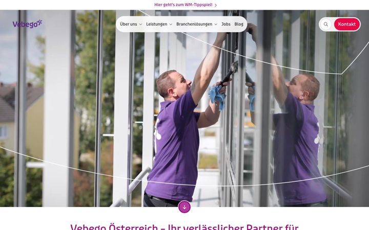 Screenshot of vebego.at