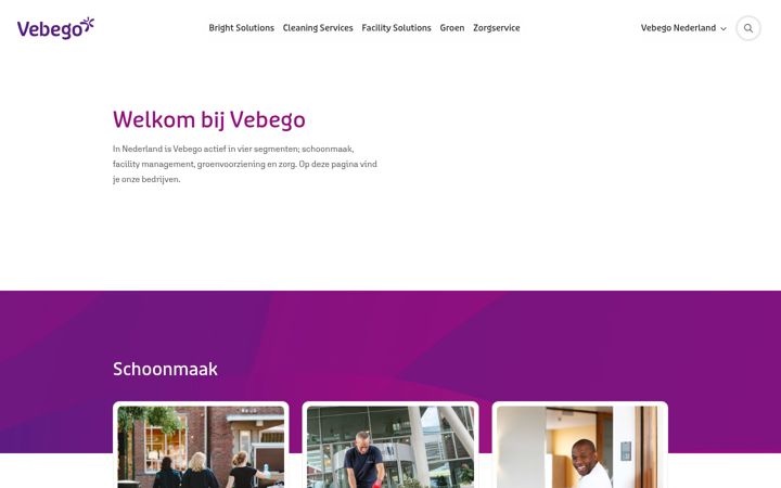 Screenshot ta' vebego.nl