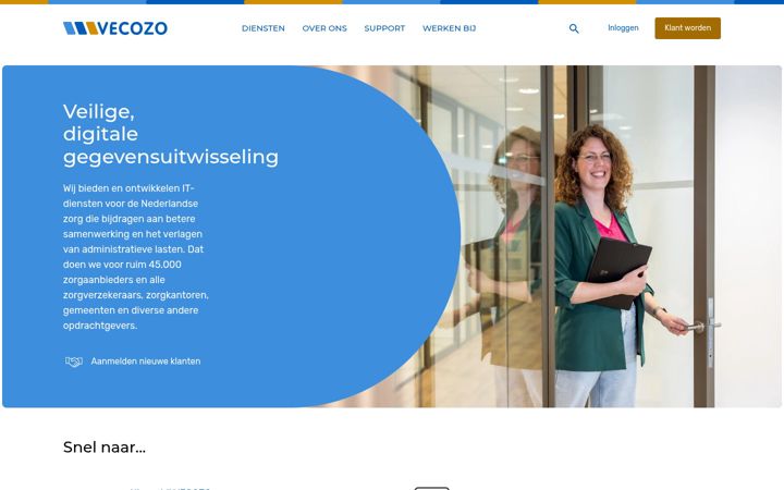 Ekrano kopija vecozo.nl