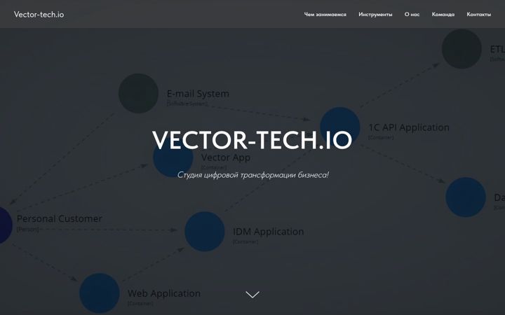 Screenshot of vector-tech.io