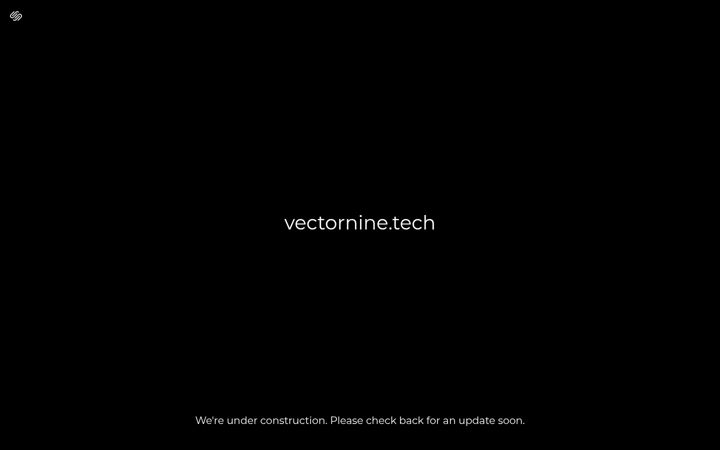 Screenshot of vectornine.tech