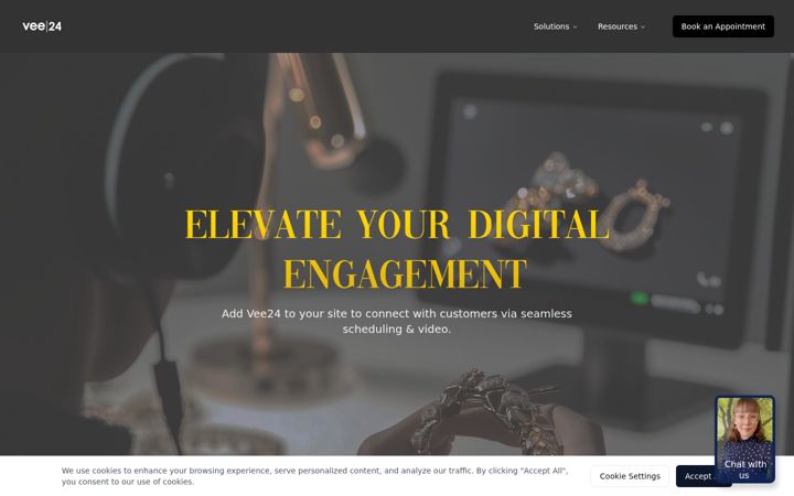 Screenshot of vee24.com