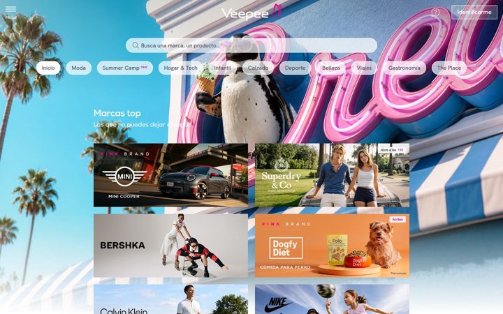 Screenshot of veepee.es