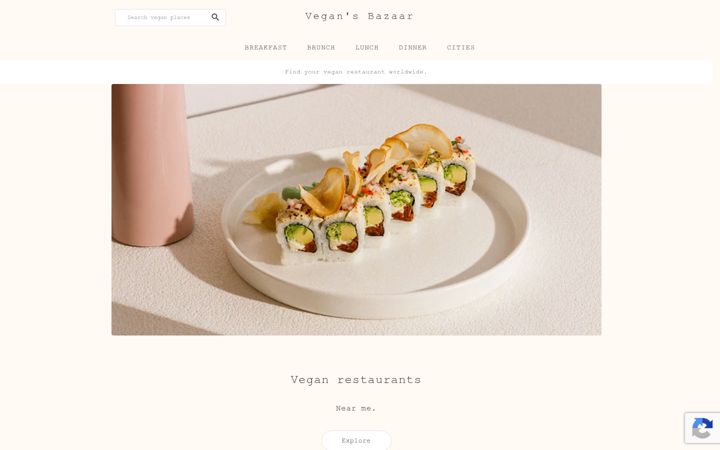 Screenshot of vegansbazaar.com