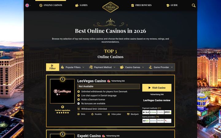 Screenshot of vegas-expert.com