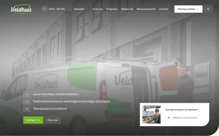 Screenshot of veldhuisinstallatietechniek.nl