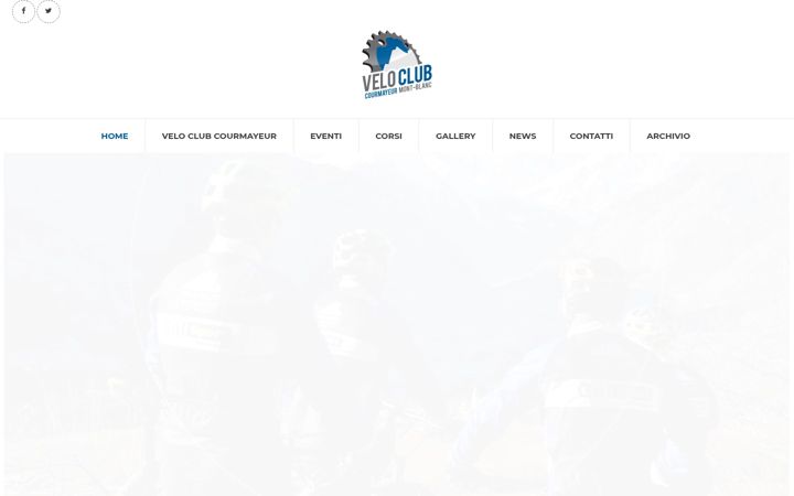 Screenshot of veloclubcourmayeur.it