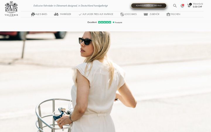 Ekraanipilt saidist velorbis.ch