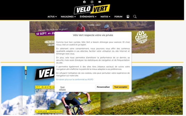 Screenshot of velovert.com