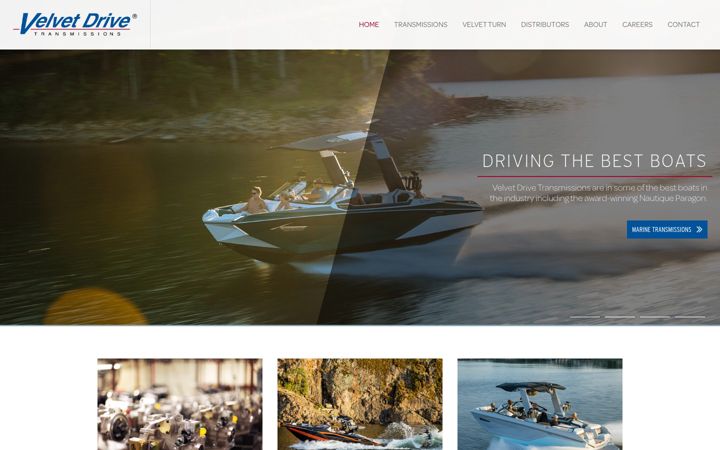 Screenshot van velvetdrive.com