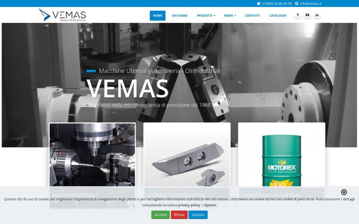 Screenshot of vemas.it