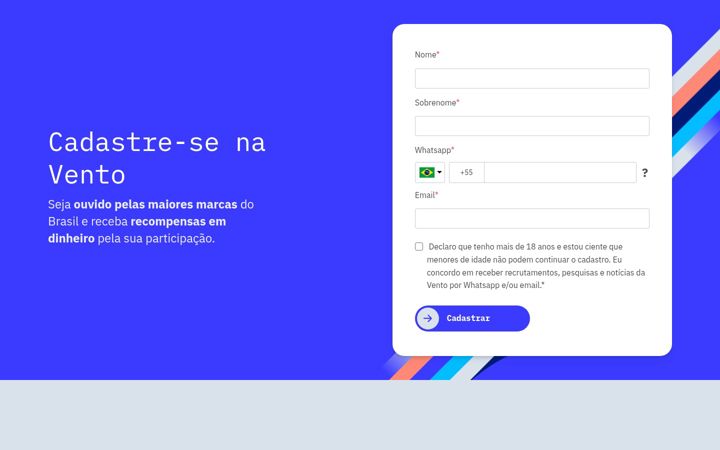 Screenshot of vempravento.com.br