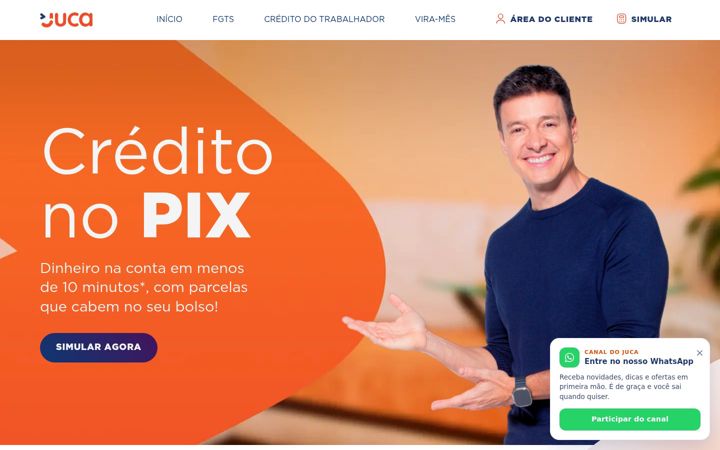 Screenshot of vemprojuca.com