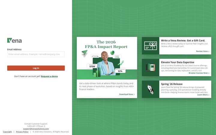 Screenshot of vena.io
